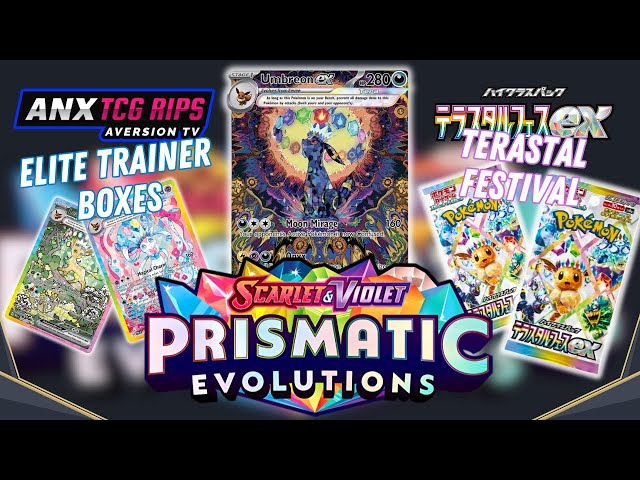 🔥 Prismatic Evolutions & Terastal Festival Pokémon TCG Opening – Chase for Umbreon ex & More! 🎴✨