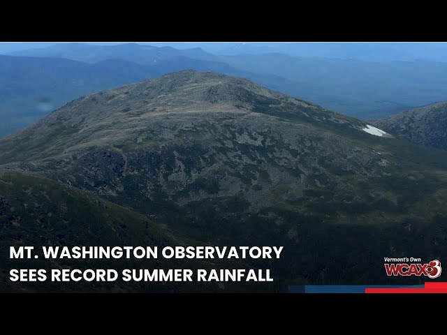 Mt. Washington Observatory sees record summer rainfall