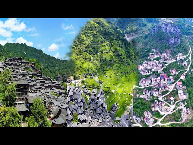 Amazing cliff wonders in China | Ancient villages on the cliff | The power of nature