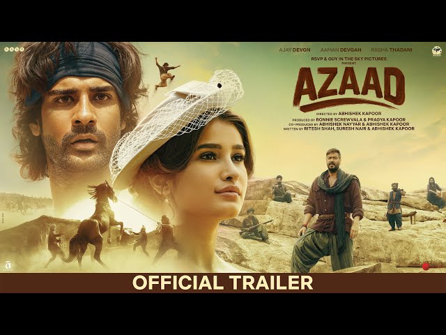 Azaad Official Trailer | Ajay D, Abhishek K, Ronnie S, Pragya K, Diana P, Aaman D, Rasha T | 17 Jan