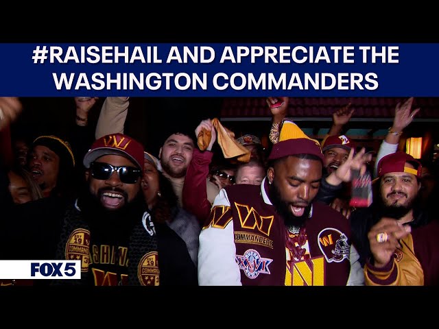 #RaiseHail for this Washington Commanders team ahead of the NFC Championship game