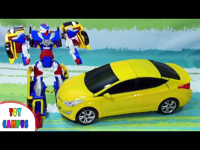 Hello Carbot Avante Pron Car To Robot | 헬로카봇 아반떼 프론 | ToysReview ToyCampus