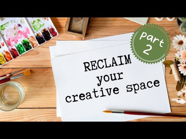 How to declutter craft supplies ⭐️ Reclaim your creative space