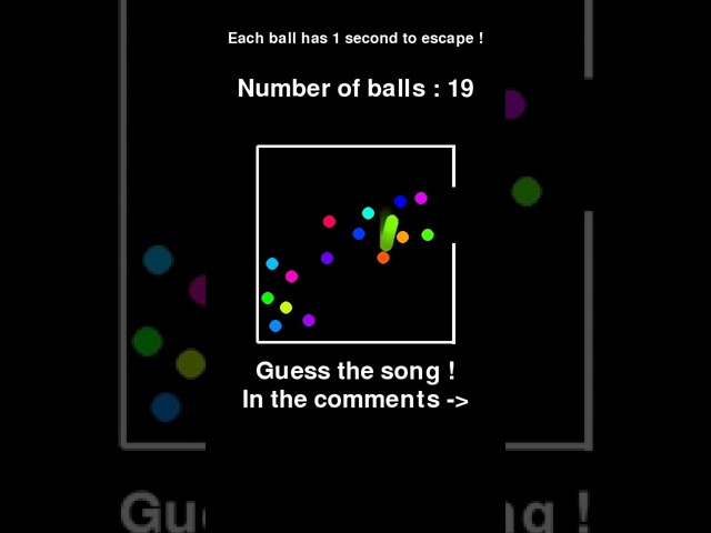 Bouncing Ball Mystery Melodies N°1012 #shorts