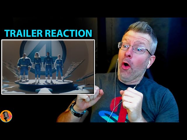 The Fantastic Four First Steps Official Teaser REACTION #fantasticfourfirststeps #fantasticfour