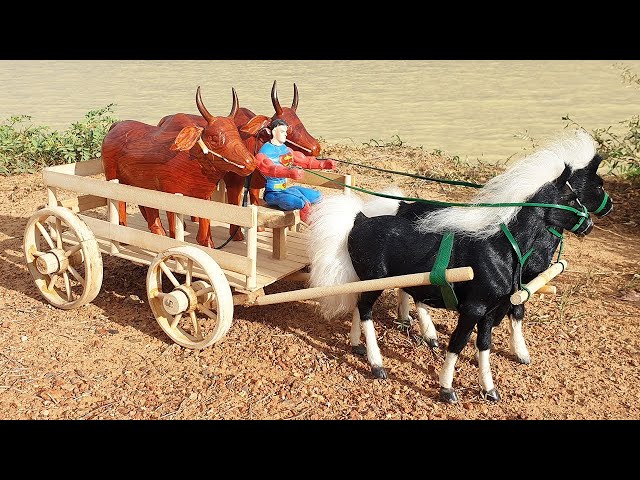 DIY How To Make Horse Cart From Wood | Seoul Life