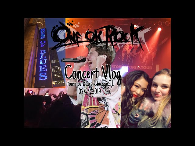 ONE OK ROCK Concert Vlog Eye of The Storm North America Tour 2019 🇺🇸House of Blues Chicago, IL