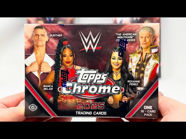 FIRST LOOK 2025 Topps Chrome WWE Breaker's Delight Hobby Box