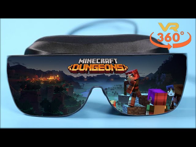 Minecraft Dungeons VR 360° 4K Virtual Reality Gameplay