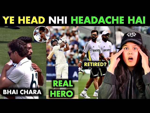 Siraj Travis Head lafda Over😭| Nitish Reddy Real Hero😎| Ind vs Aus 2nd Test Review With Moj Masti😜