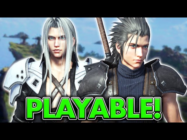 FFVII Rebirth - Zack & Sephiroth Playable in the OPEN WORLD!