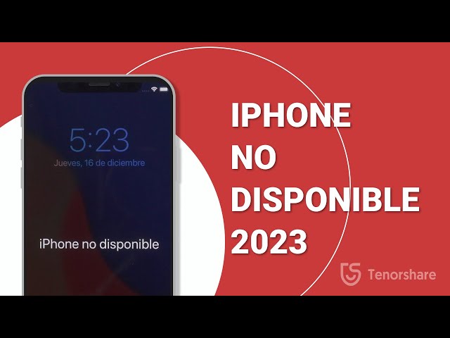 🎊DESBLOQUEAR IPHONE GRATIS | quitar iPhone no disponible 2023 (3 formas)🎊