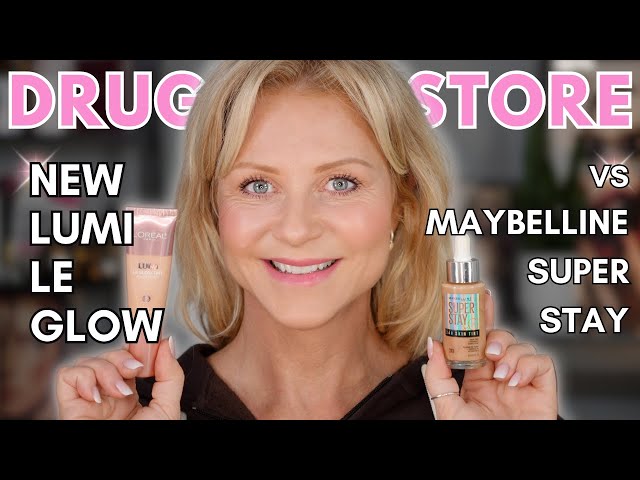 First Impressions: NEW L'Oréal Lumi Le Glow Tint vs. Maybelline Super Stay Skin Tint #over50beauty