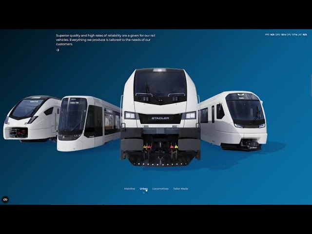 Stadler Website TRAINS