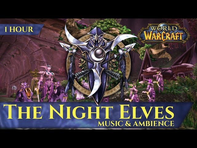 The Night Elves of Vanilla - Music & Ambience (1 hour, 4K, World of Warcraft Classic)