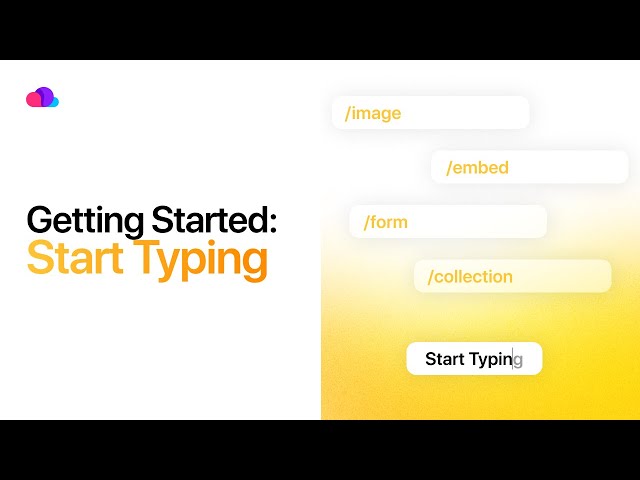 Typedream Tutorial #1: Start Typing "/" to Add Contents to Your Website