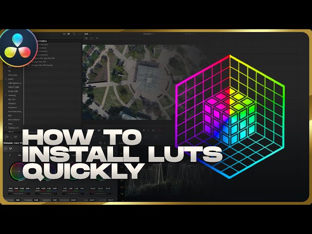 How to Install LUTs | Davinci Resolve 18 Tutorial