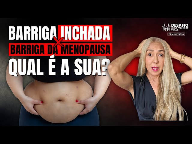 A Diferença Entre a Barriga Inchada e Essa Barriga da Menopausa