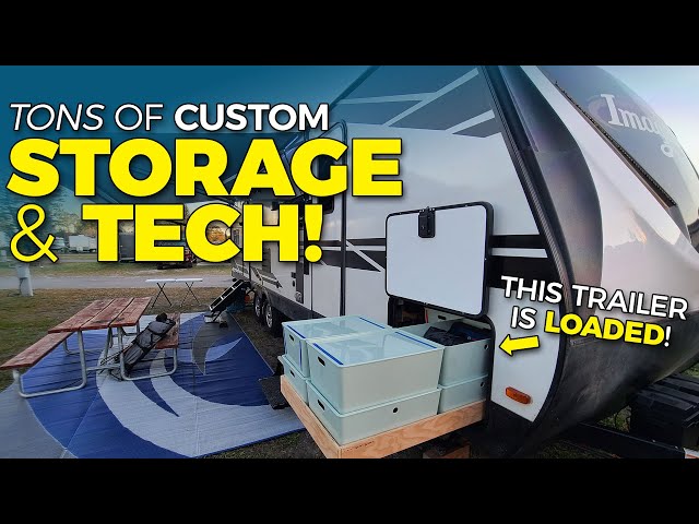 AWESOME RV Tech and Storage Hacks in an Imagine 2800BH