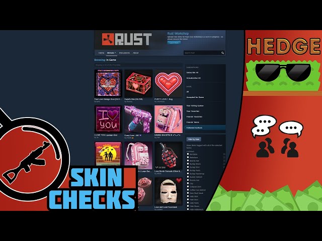 Rust Workshop Skin Checks: Valentines (February 4 2025)