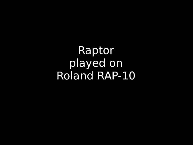 Raptor played on various sound cards