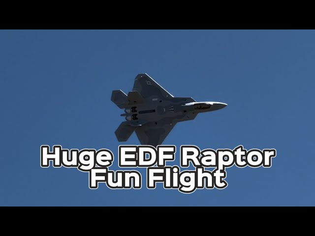 AF Models F-22 Raptor With 105mm EDF from Banana Hobby is Insane!