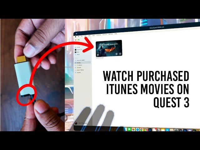 How to Watch Purchased iTunes Content on your Quest 3/3S