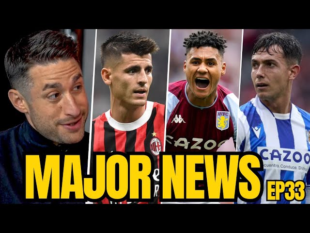 ARSENAL'S JAN WINDOW SECRETS REVEALED? WATKINS DEAL FLOPS, LATE MORATA MOVE, ZUBIMENDI DEAL DONE?