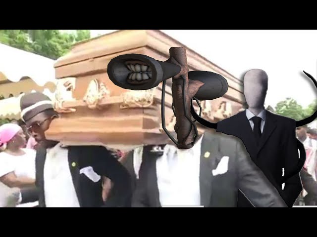 COFFIN DANCE MEME with Siren Head (Slenderman vs Siren Head)