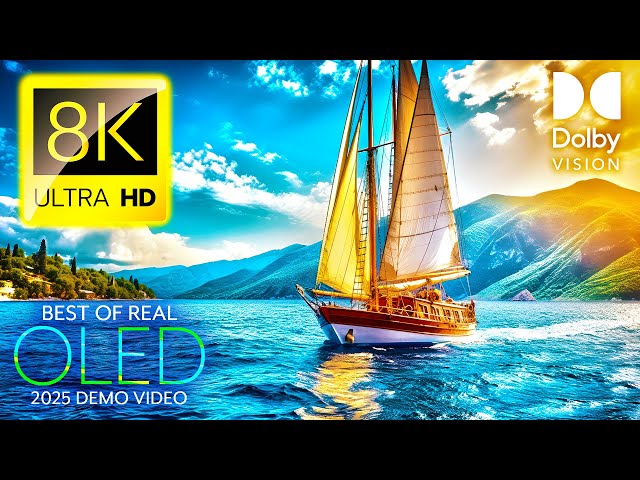 The Craziest OLED Demo HDR - 8K Video Ultra HD Dolby Vision™ 60fps #BGM