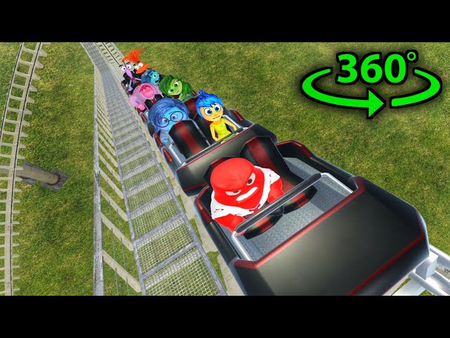 360° Inside Out Emotions - VR ROLLER COASTER Experience | VR 4K Experience