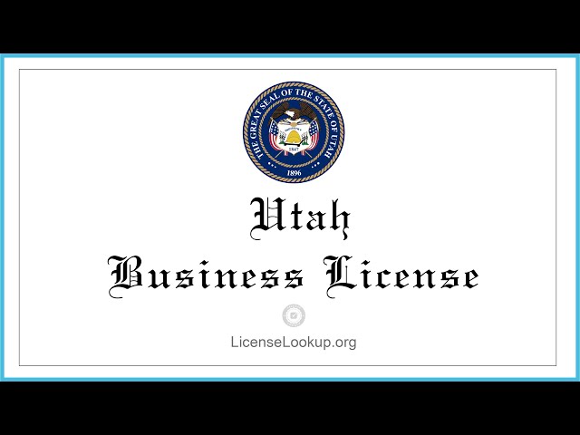 Utah Business License - What You need to get started #license #Utah