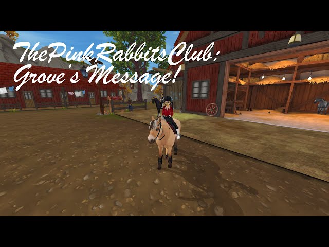 Grove's Message! 👋❤️ | The Pink Rabbits Club 💖🐰 | SSO