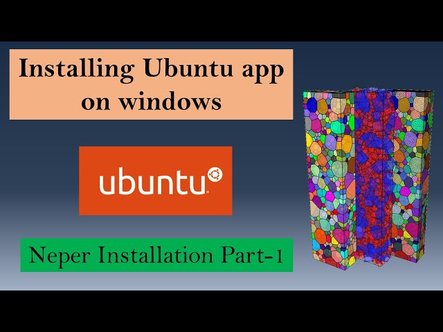 Installing Ubuntu App on Windows 10 | Neper installation part - 1 | Linux terminal on windows