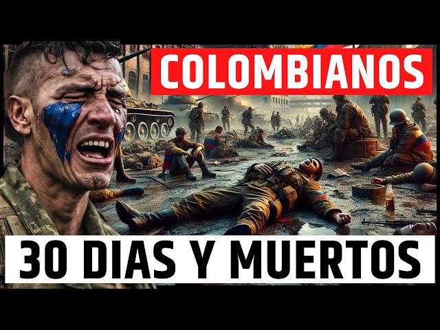 🔥¡MURIERON EN MENOS DE 30 DÍAS!💥Mercenarios COLOMBIANOS son carne de cañón 🚨 Guerra de Ucrania