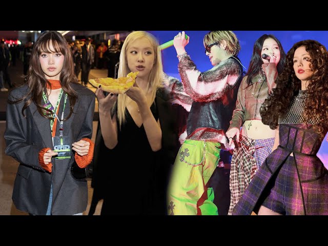 Lisa attends F1 GP at Las Vegas, Jennie Zico Spot FIRST Live Performance, Rosé Bruno MAMA Win Party