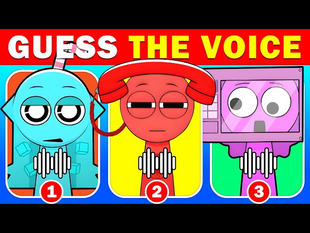 Guess The VOICE🔊NEW Sprunki Animation Phase 5 | Lily🔥Tele☎️Aqua🧊 | Incredibox Sprunki Mod Quiz