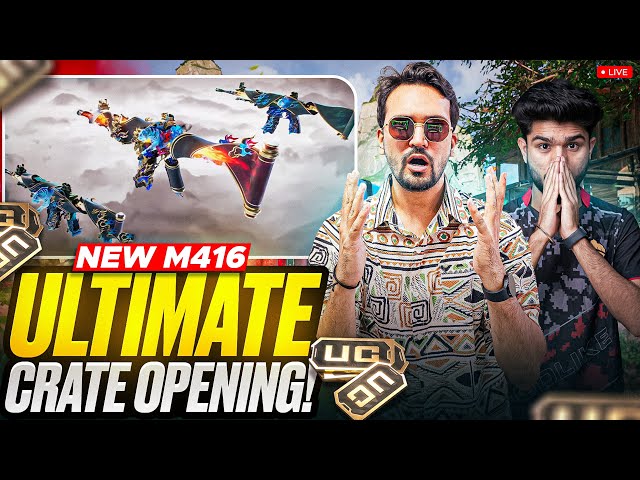 😎NEW M416 CRATE OPENING | BGMI LIVE ‪@LoLzZzGaming#shortslive #shortfeed #bgmilive