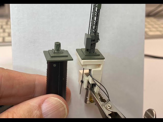 Microsteppers for model train signals