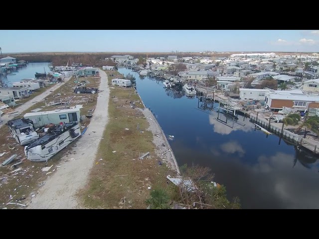 Coast Guard Drone Video Hurricane Ian Aftermath #shorts