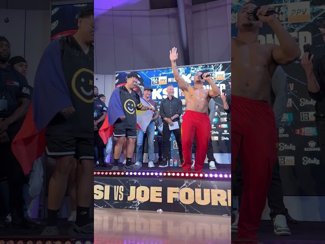 Salt Papi and Anthony Taylor SING and DANCE during weigh-in face off 🕺 | X Series 007