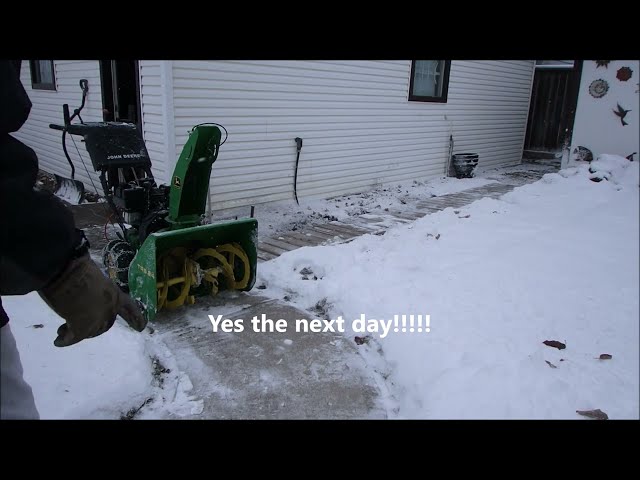 Sold This Snow Blower.  This is the Functional Test