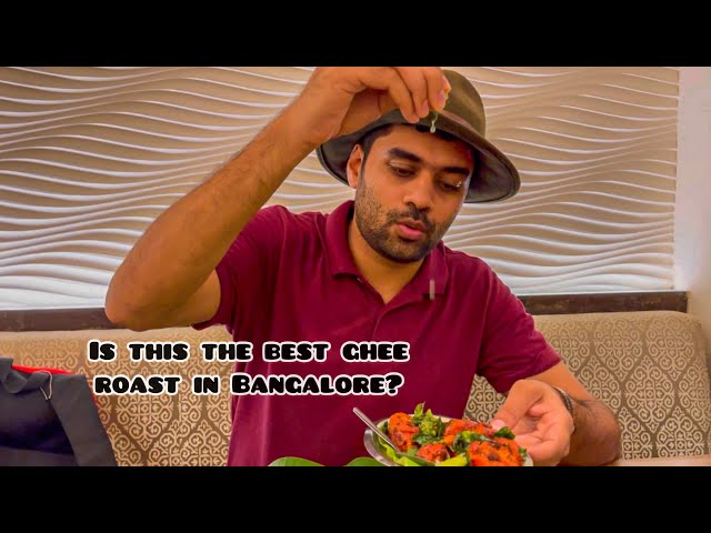 Tried the iconic ghee roast in Bangalore | Nagarjuna | Andhra Cuisine #bengaluru #gheeroast