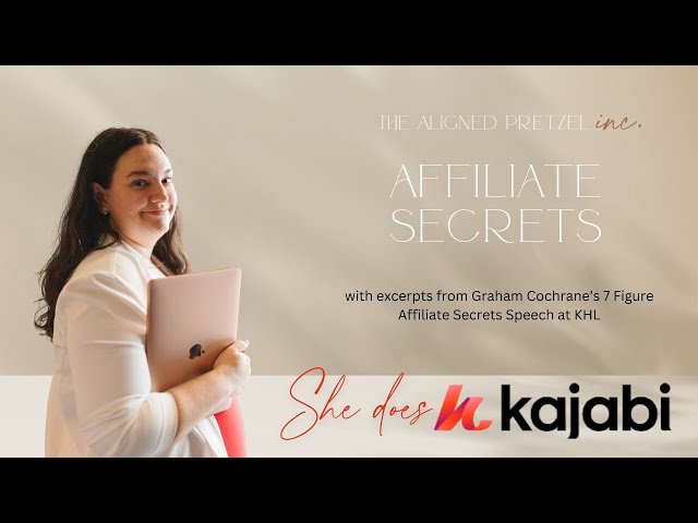 How to have Affiliate Sales with Kajabi