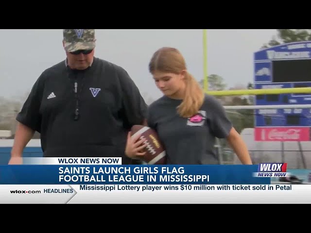 New Orleans Saints launch girls flag football league in Mississippi