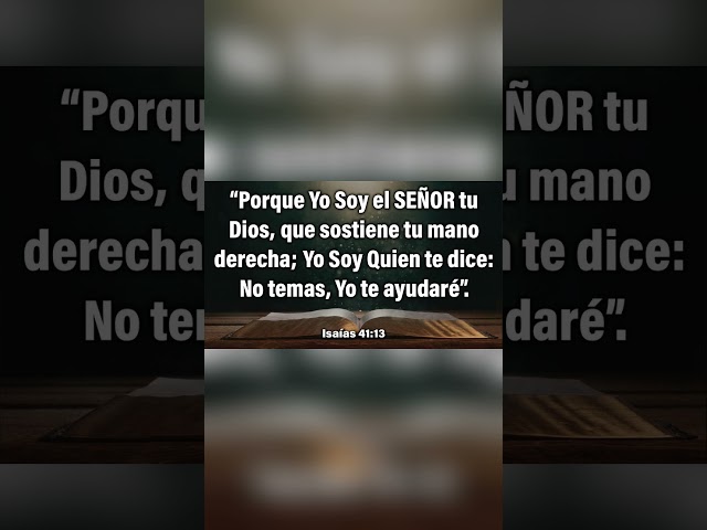 ¡No temas Yo te ayudaré!🙏🏻   #Dios #frases #diostedicehoy #versiculodeldia #biblia #shorts