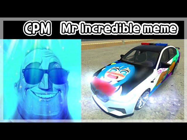 CPM my design car Mr incredible meme #shorts [Car Parking Multiplayer]