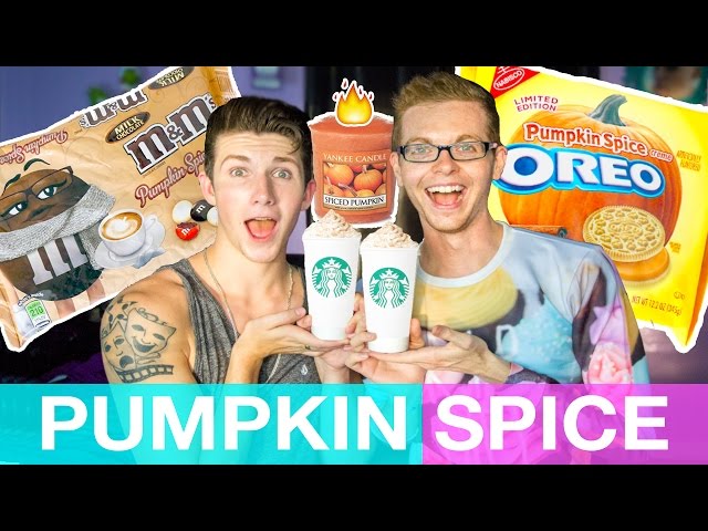 Pumpkin Spice Food Challenge ft. Dion Yorkie