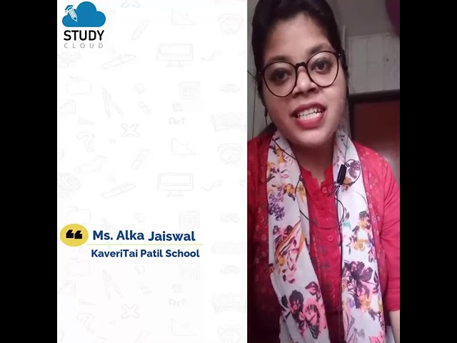 StudyCloud Happy Users Testimonial | Ms. Alka Jaiswal, KaveriTai Patil School | Maharashtra Board