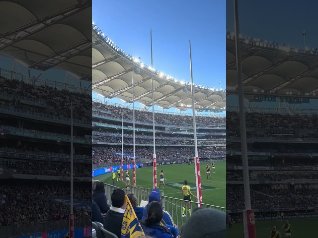 Ryan Maric kicks a goal | AFL Round 18 2023: West Coast Eagles v Richmond Tigers